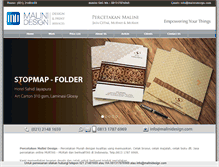 Tablet Screenshot of malinidesign.com